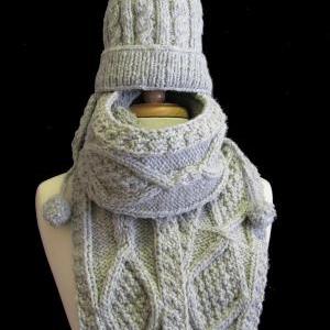 The Gray Joelle Winter Hat And Scarf Set