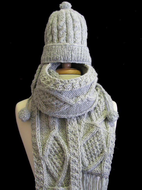 The Gray Joelle Winter Hat And Scarf Set